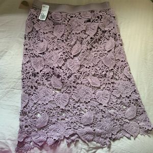 Forever 21 Lavender Floral Skirt